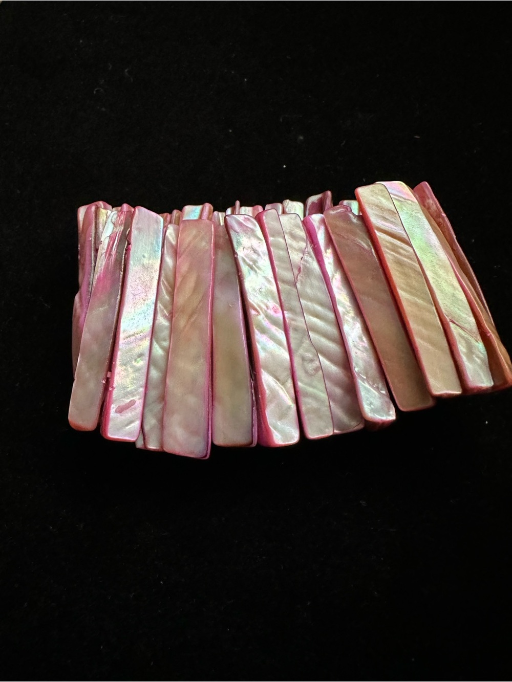 Pink Shell Stretch Bracelet - Women Jewelry